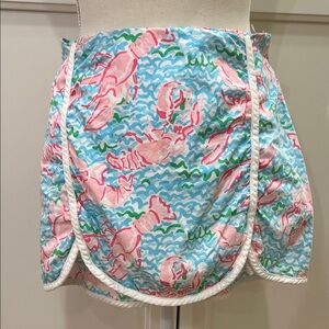 Lilly Pulitzer Pastel Lobster Skort